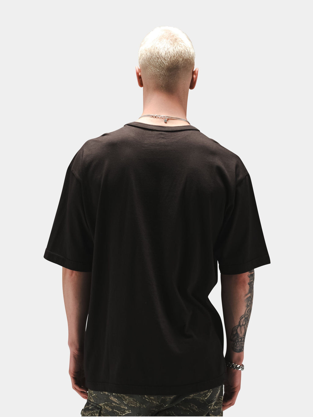RELAXED BLACK CAT TEE TOPS Alpha Industries 
