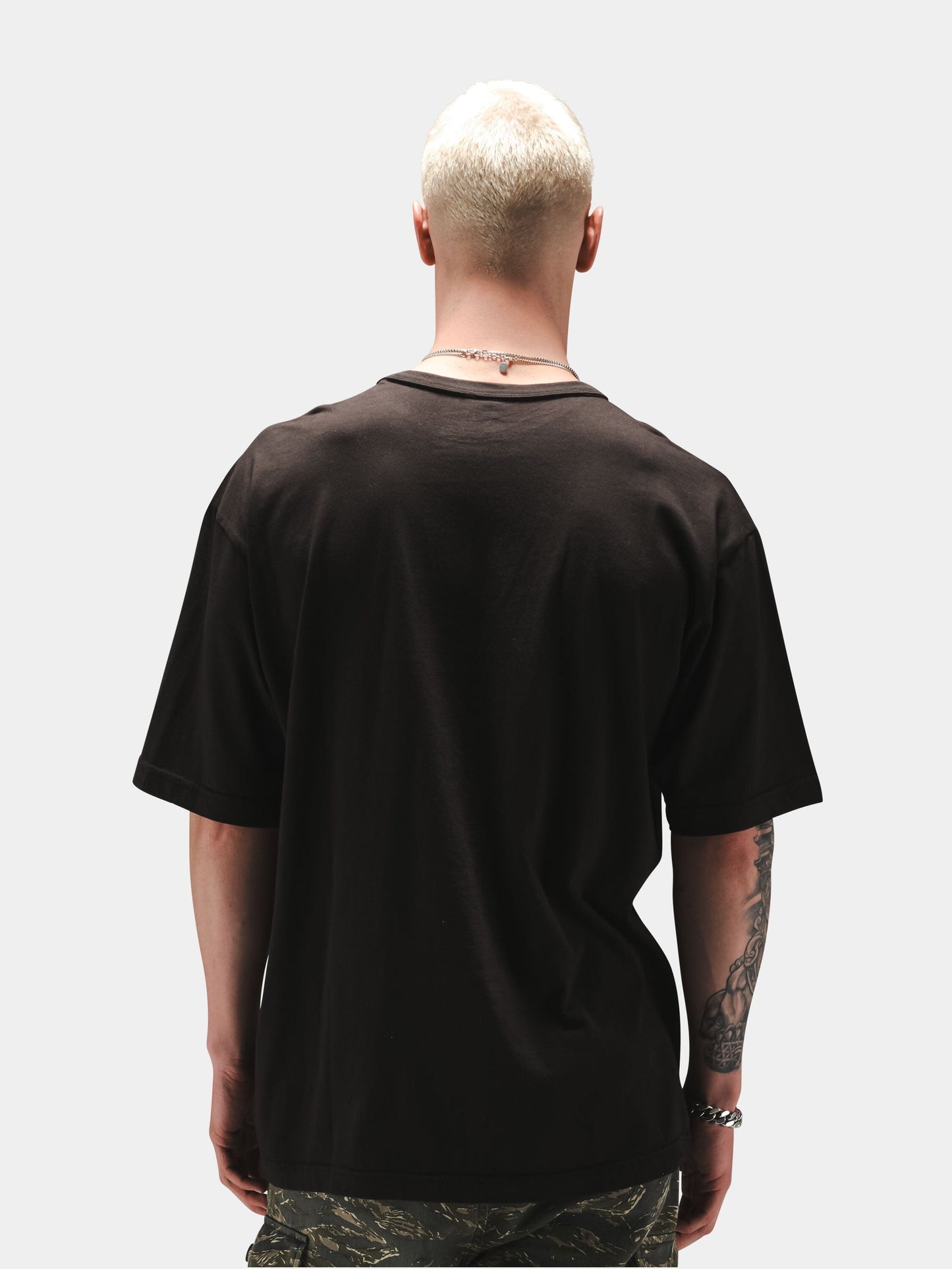 RELAXED BLACK CAT TEE TOPS Alpha Industries 