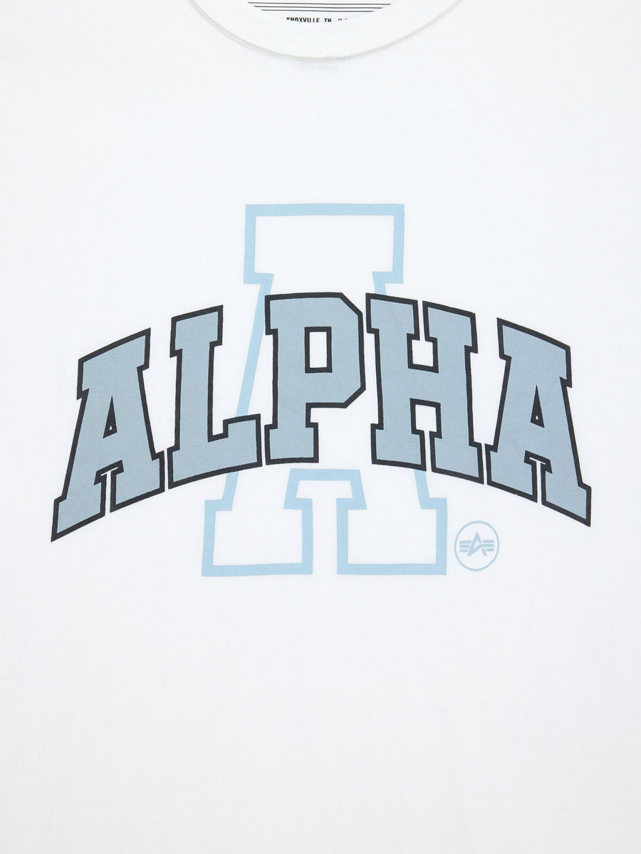 RELAXED COLLEGIATE A TEE TOPS Alpha Industries 