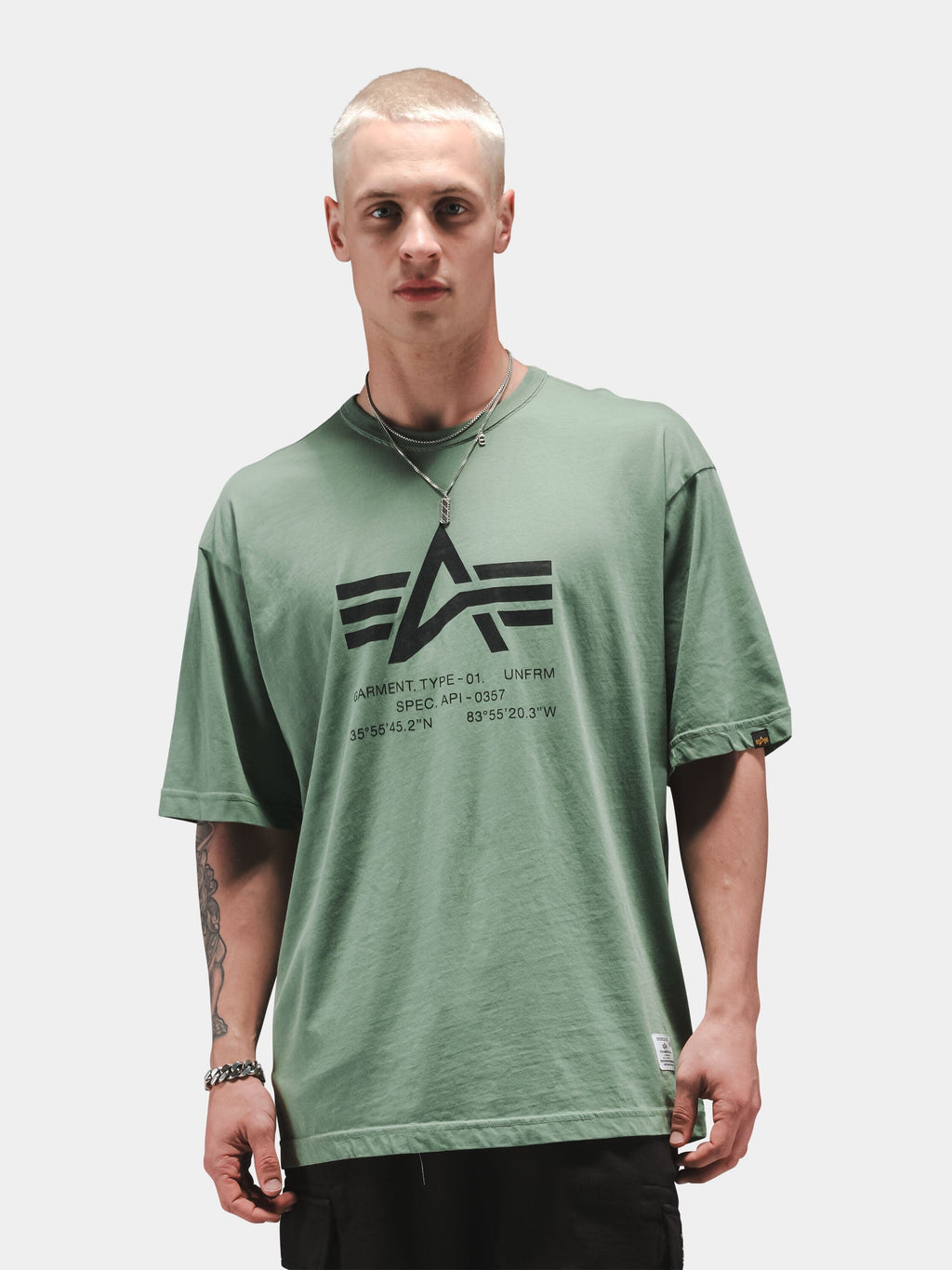 RELAXED COORINDATES TEE TOPS Alpha Industries 