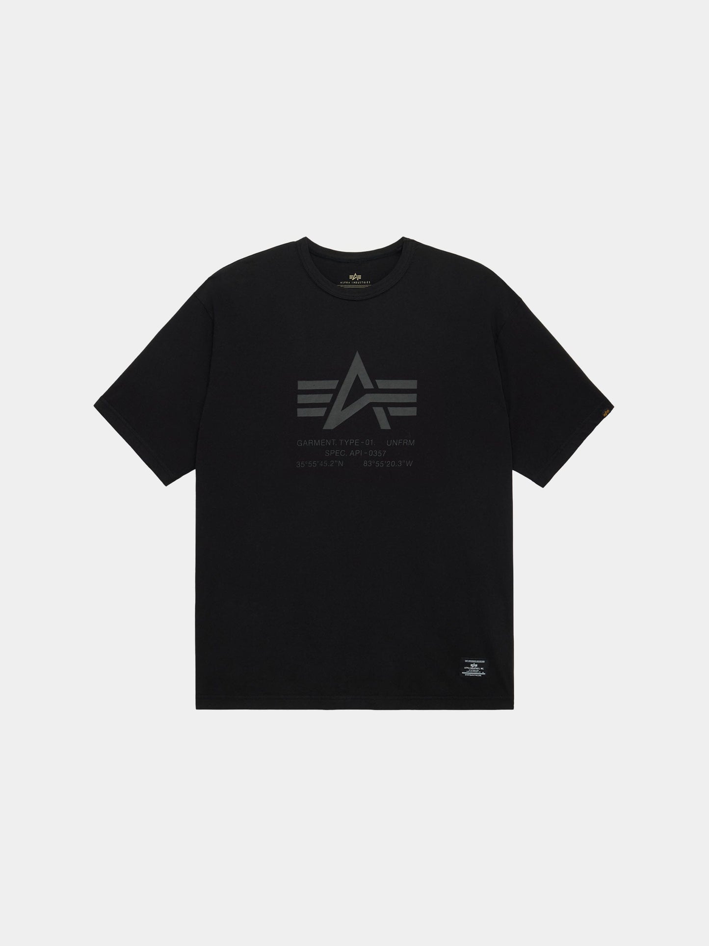 RELAXED COORINDATES TEE TOPS Alpha Industries BLACK XS 