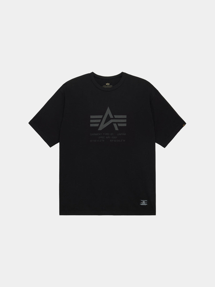 RELAXED COORINDATES TEE TOPS Alpha Industries BLACK XS 