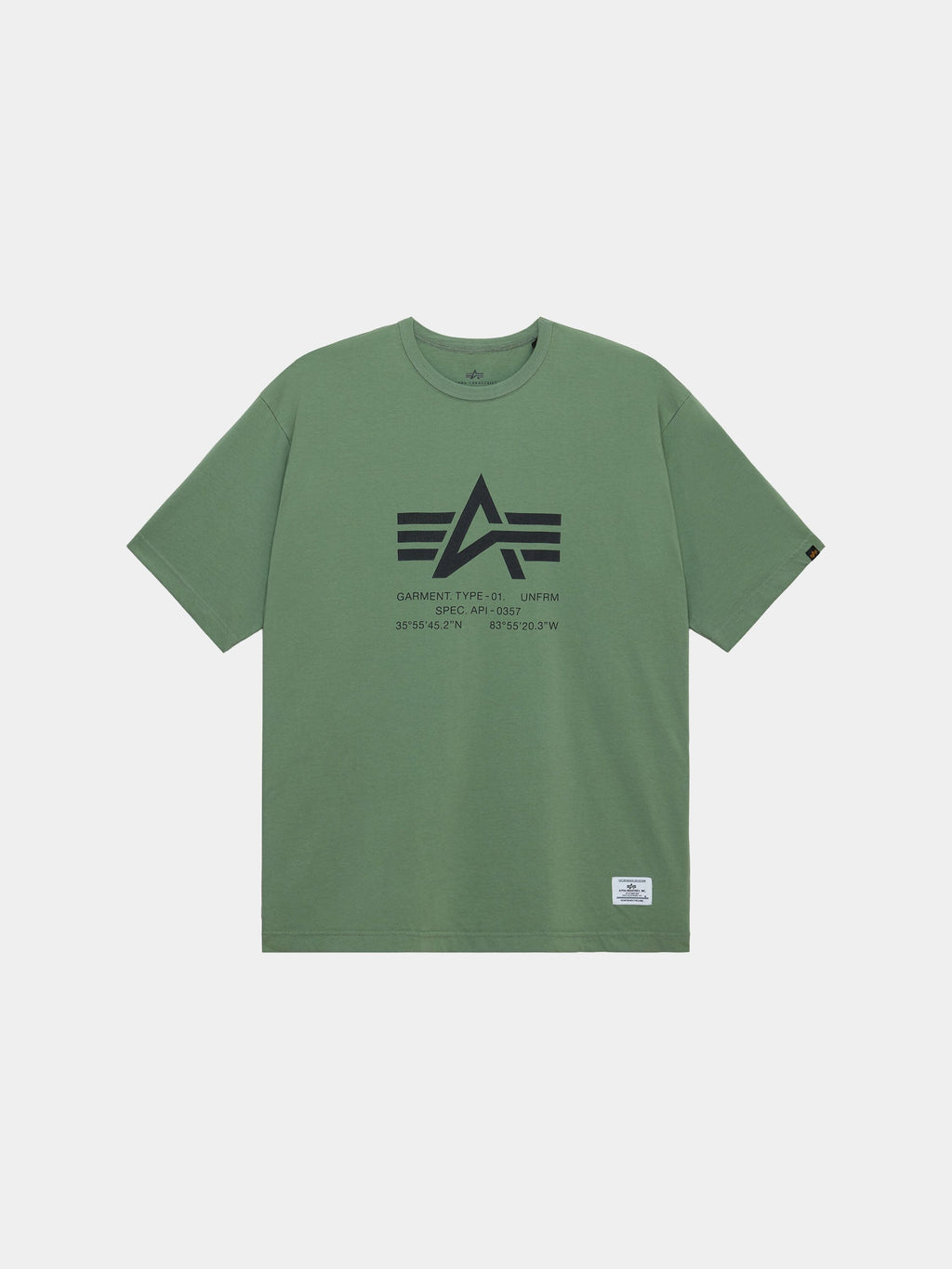 RELAXED COORINDATES TEE TOPS Alpha Industries MOSS XS 