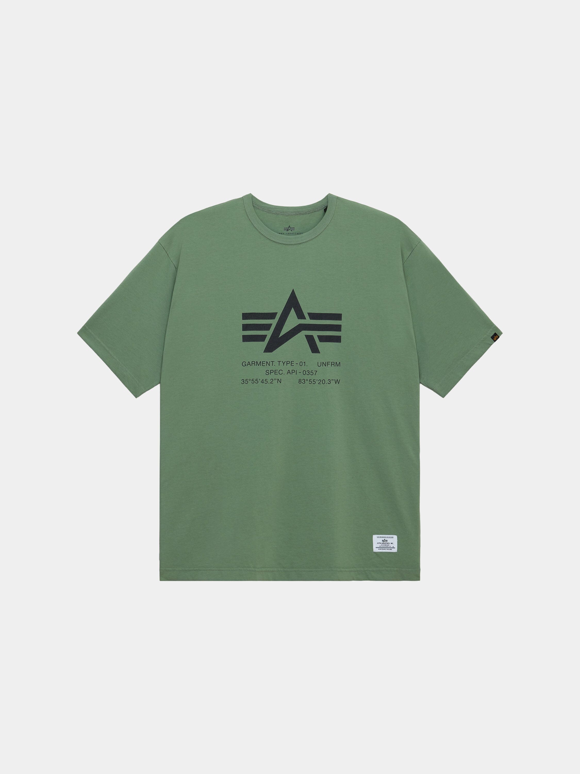 RELAXED COORINDATES TEE TOPS Alpha Industries MOSS XS 