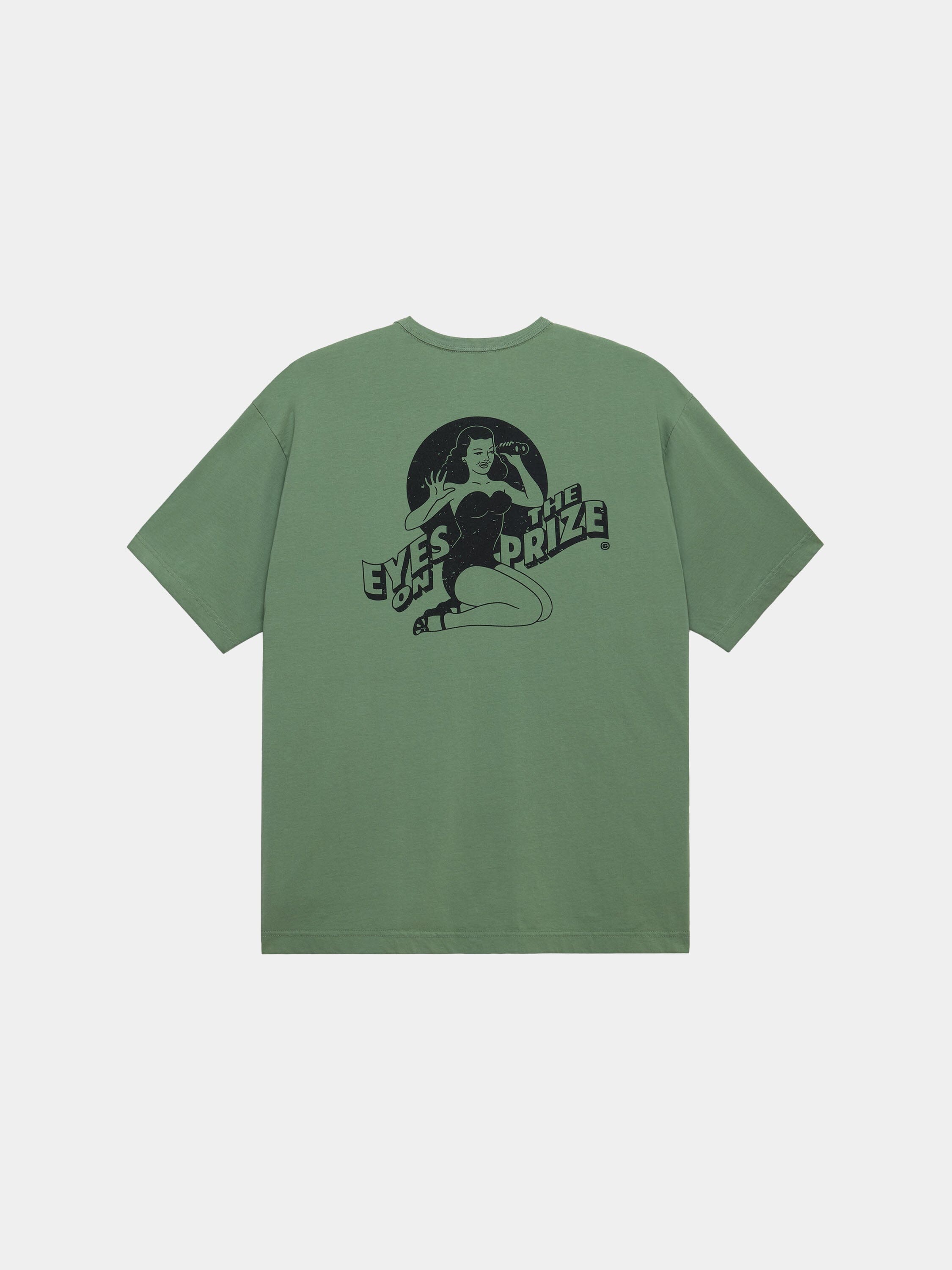 RELAXED EYES ON THE PRIZE TEE TOPS Alpha Industries 