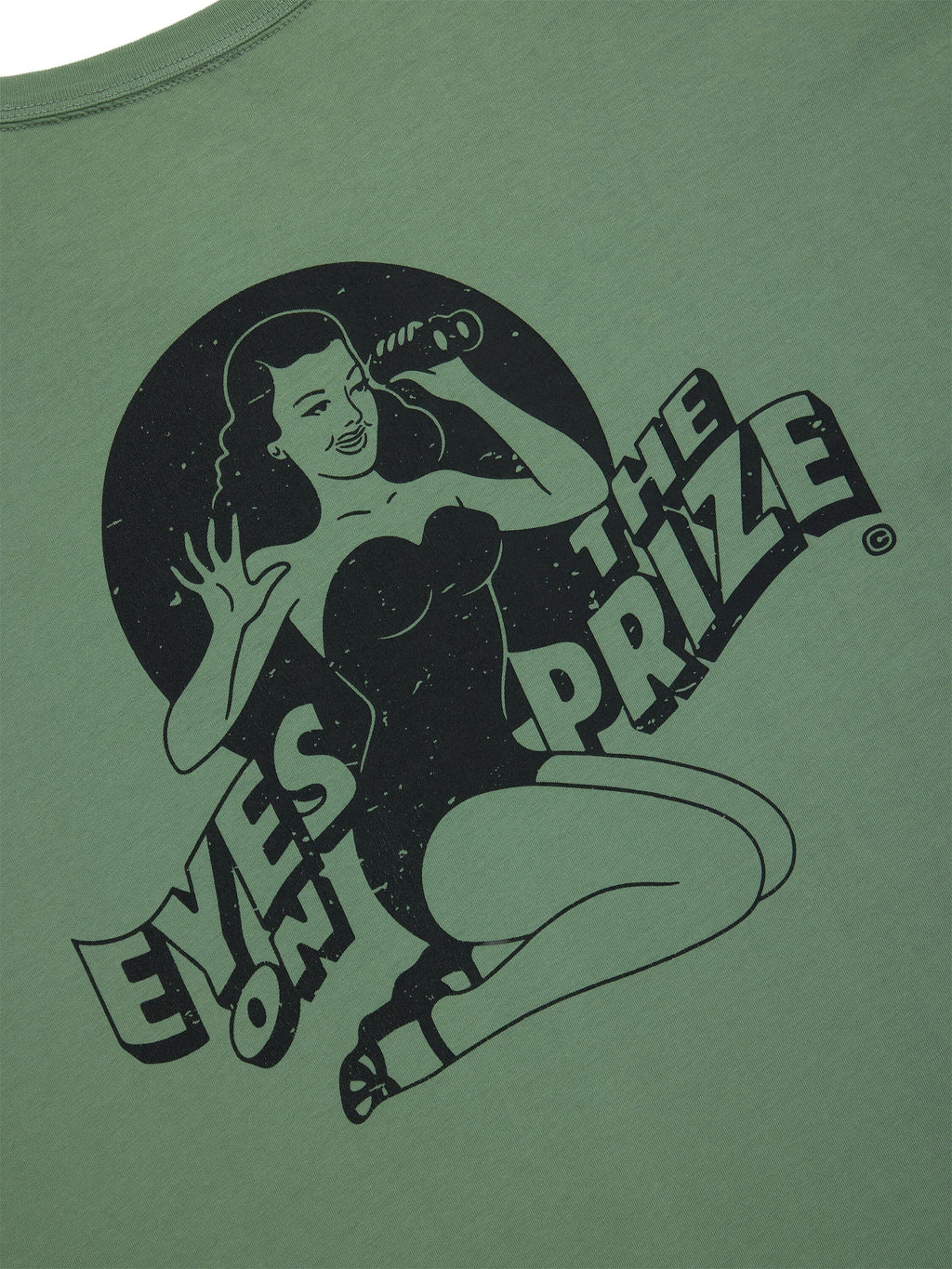 RELAXED EYES ON THE PRIZE TEE TOPS Alpha Industries 