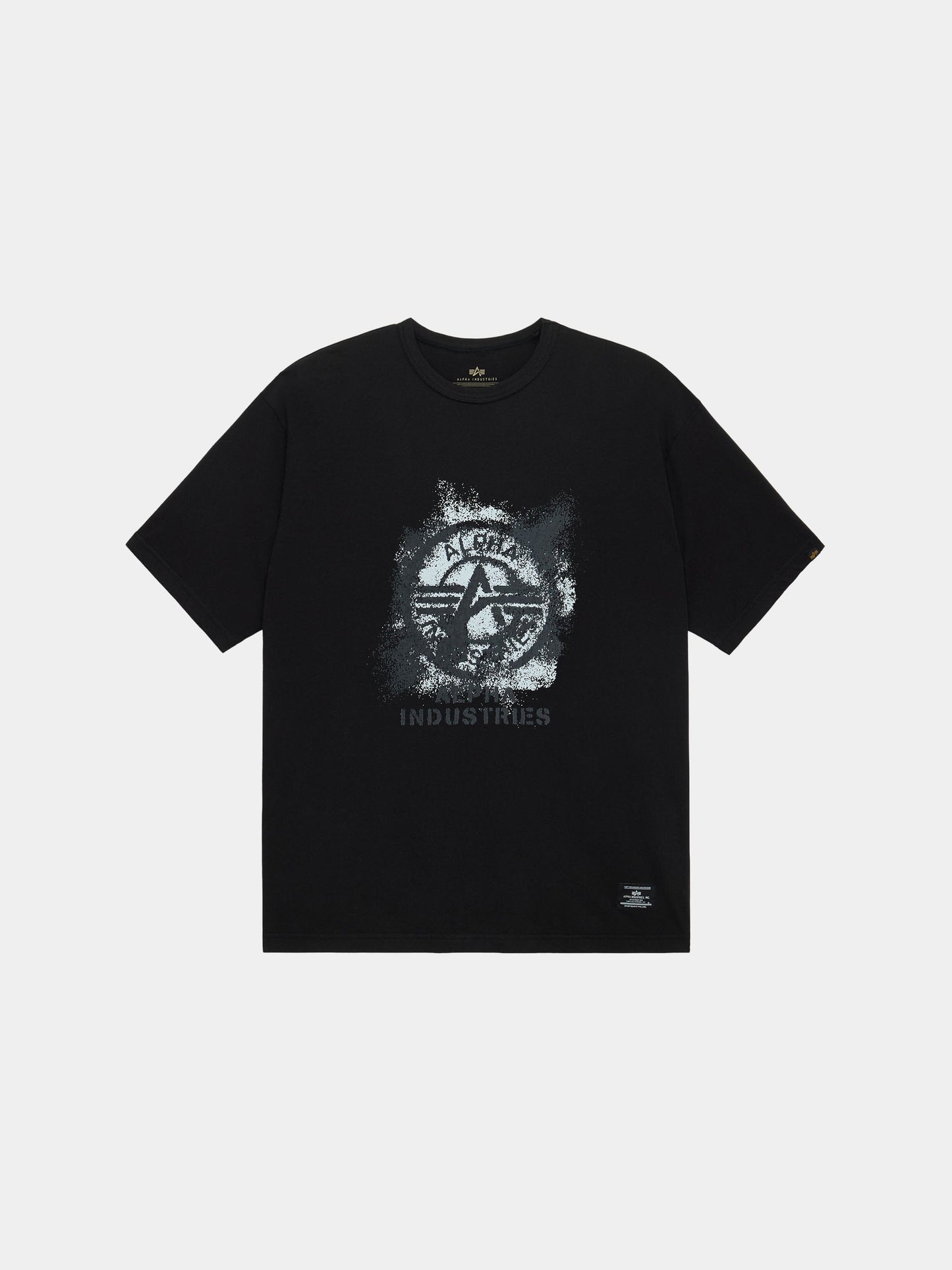 RELAXED FADED PRINT TEE TOPS Alpha Industries BLACK XS 