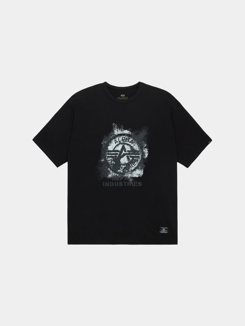 RELAXED FADED PRINT TEE TOPS Alpha Industries BLACK XS 