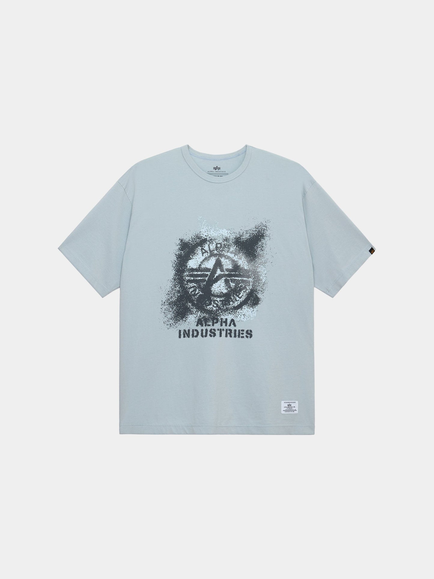 RELAXED FADED PRINT TEE TOPS Alpha Industries MIST XS 