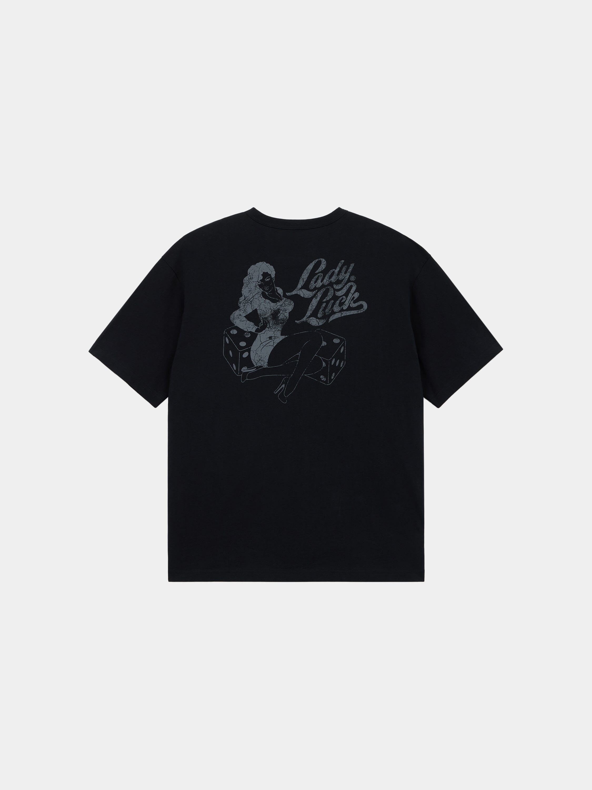 RELAXED LADY LUCK TEE TOPS Alpha Industries BLACK XS 