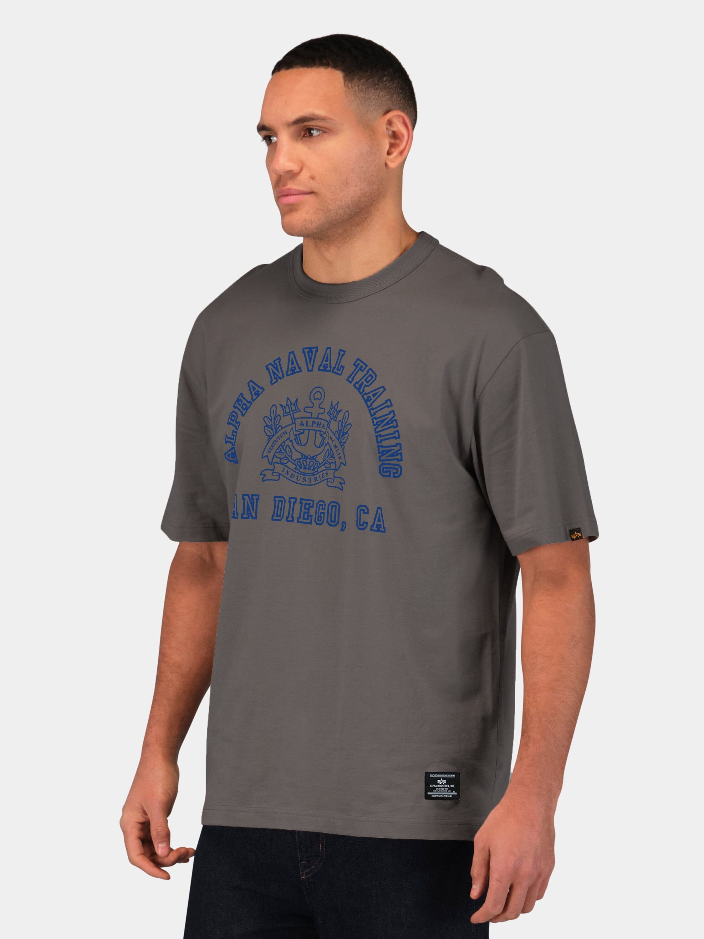 RELAXED NAVAL BASE SAN DIEGO TEE TOPS Alpha Industries 