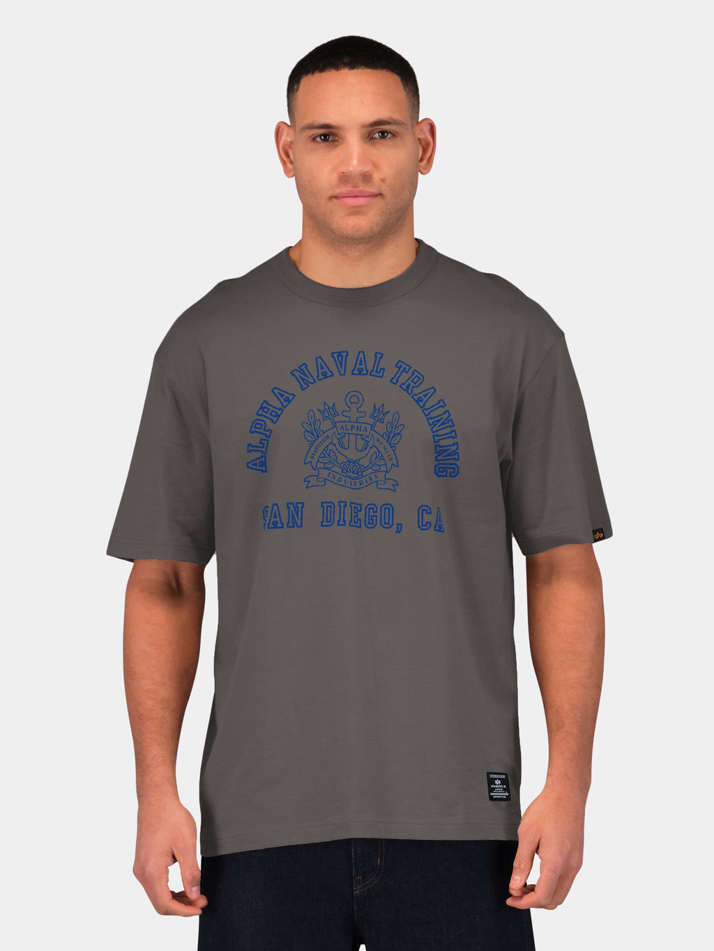 RELAXED NAVAL BASE SAN DIEGO TEE TOPS Alpha Industries 