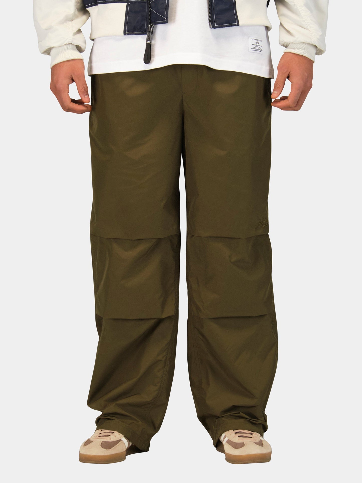 RELAXED PARACHUTE PANT BOTTOMS Alpha Industries 