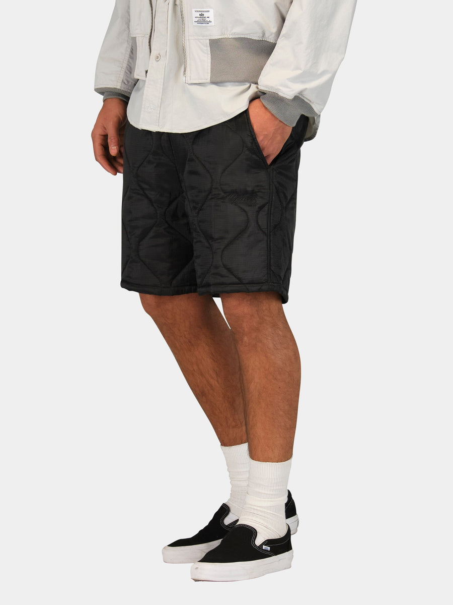RELAXED QUILTED SHORT BOTTOMS Alpha Industries 