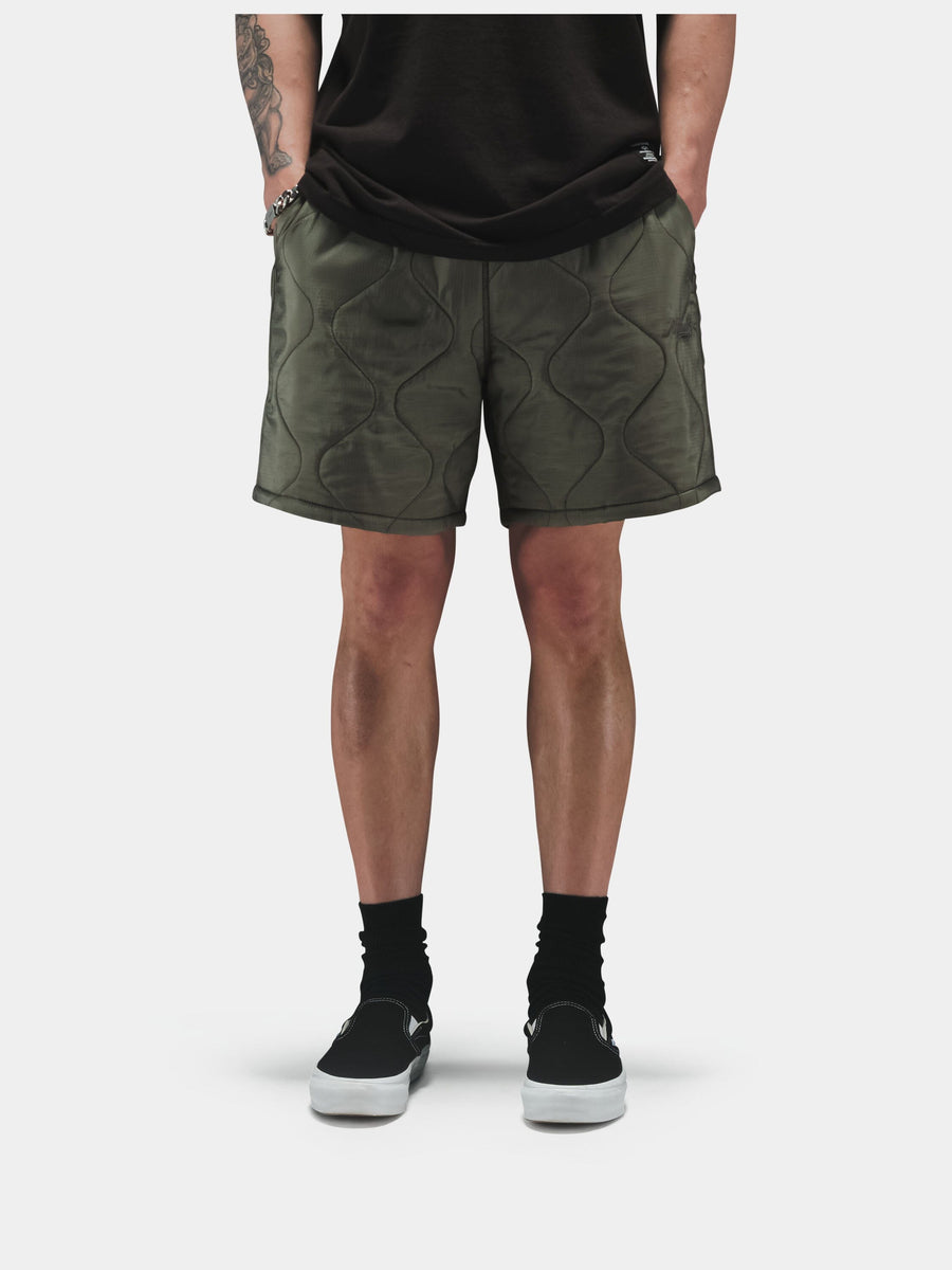 RELAXED QUILTED SHORT BOTTOMS Alpha Industries 