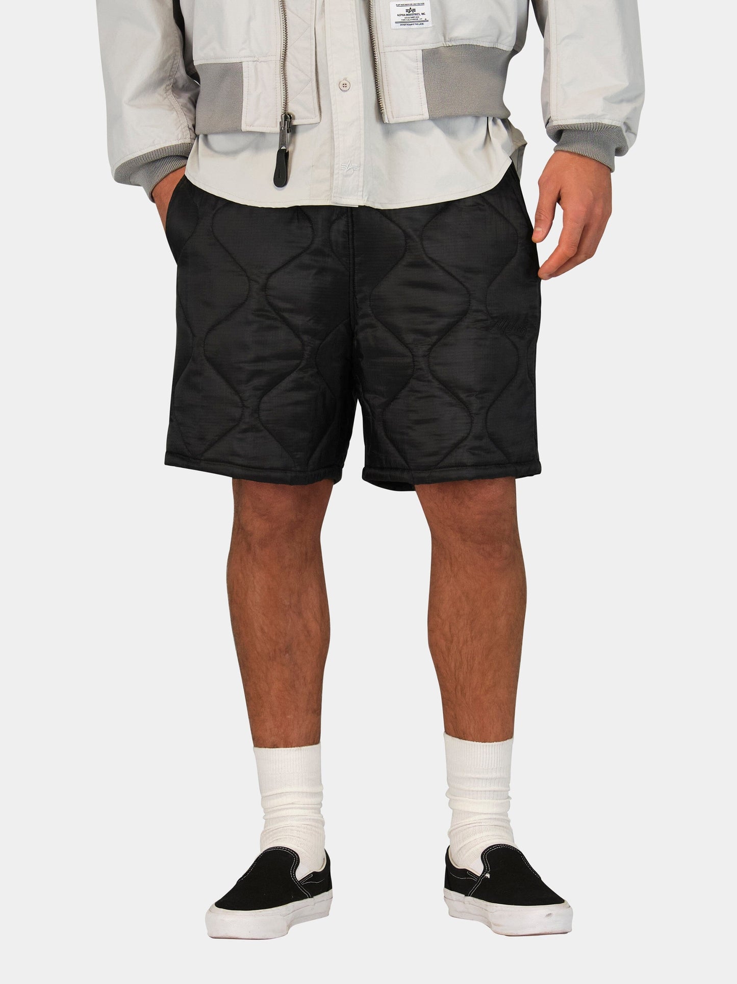 RELAXED QUILTED SHORT BOTTOMS Alpha Industries 
