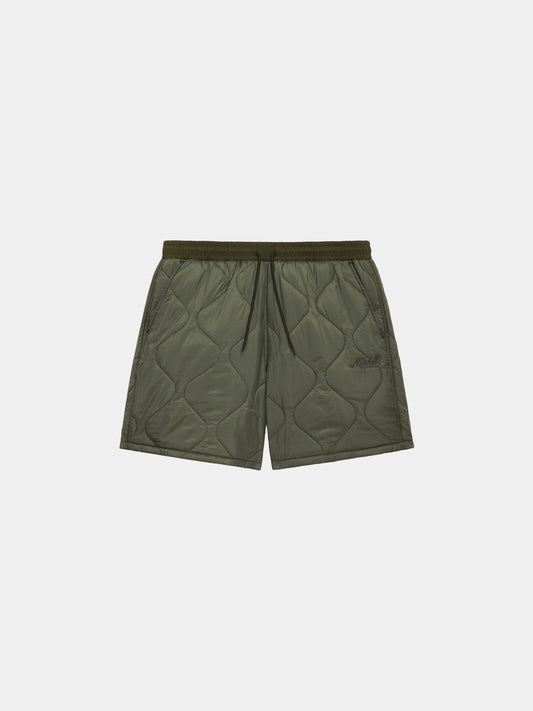 RELAXED QUILTED SHORT BOTTOMS Alpha Industries OG-107 GREEN XXS 
