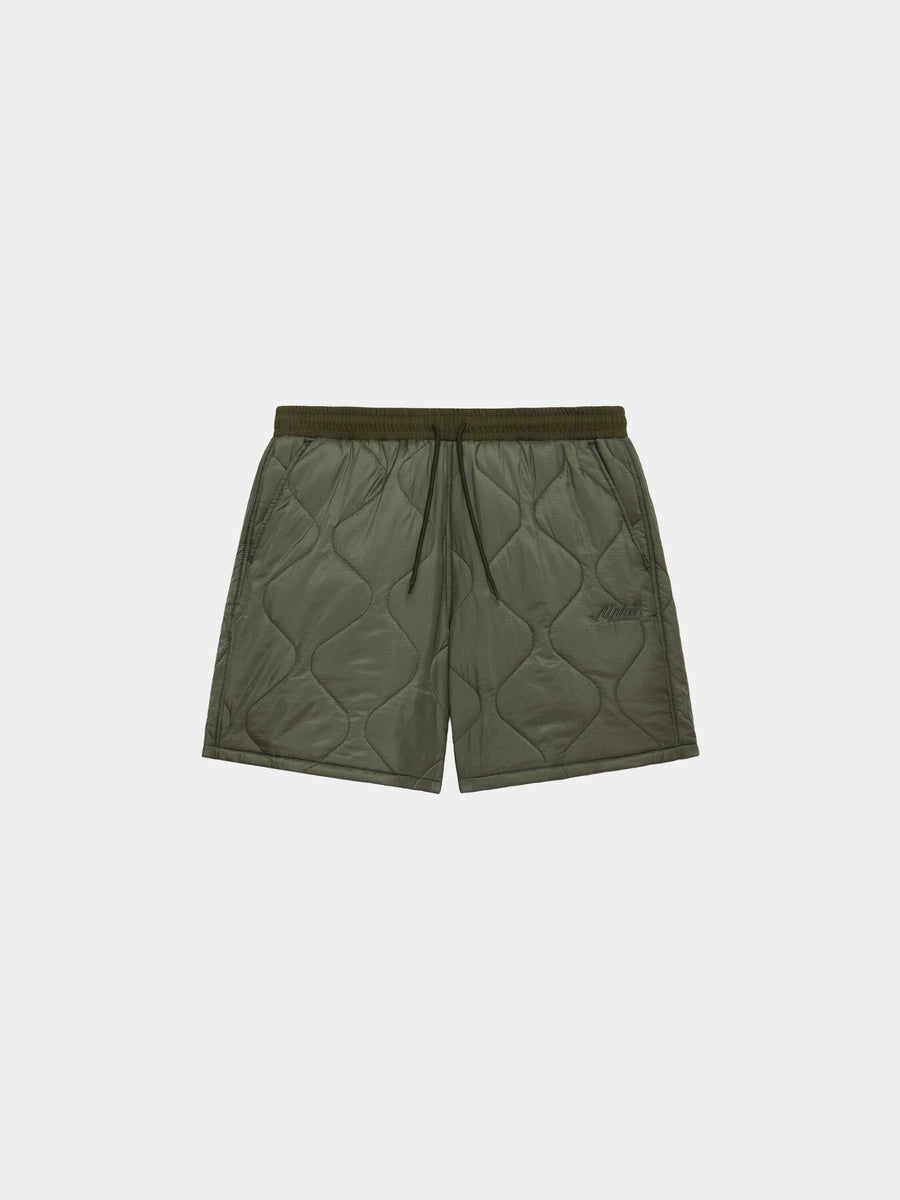 RELAXED QUILTED SHORT BOTTOMS Alpha Industries OG-107 GREEN XXS 