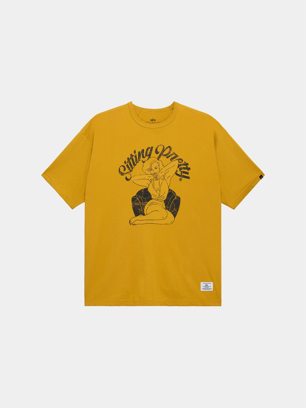 RELAXED SITTING PRETTY TEE TOPS Alpha Industries TUMBLEWEED XS 