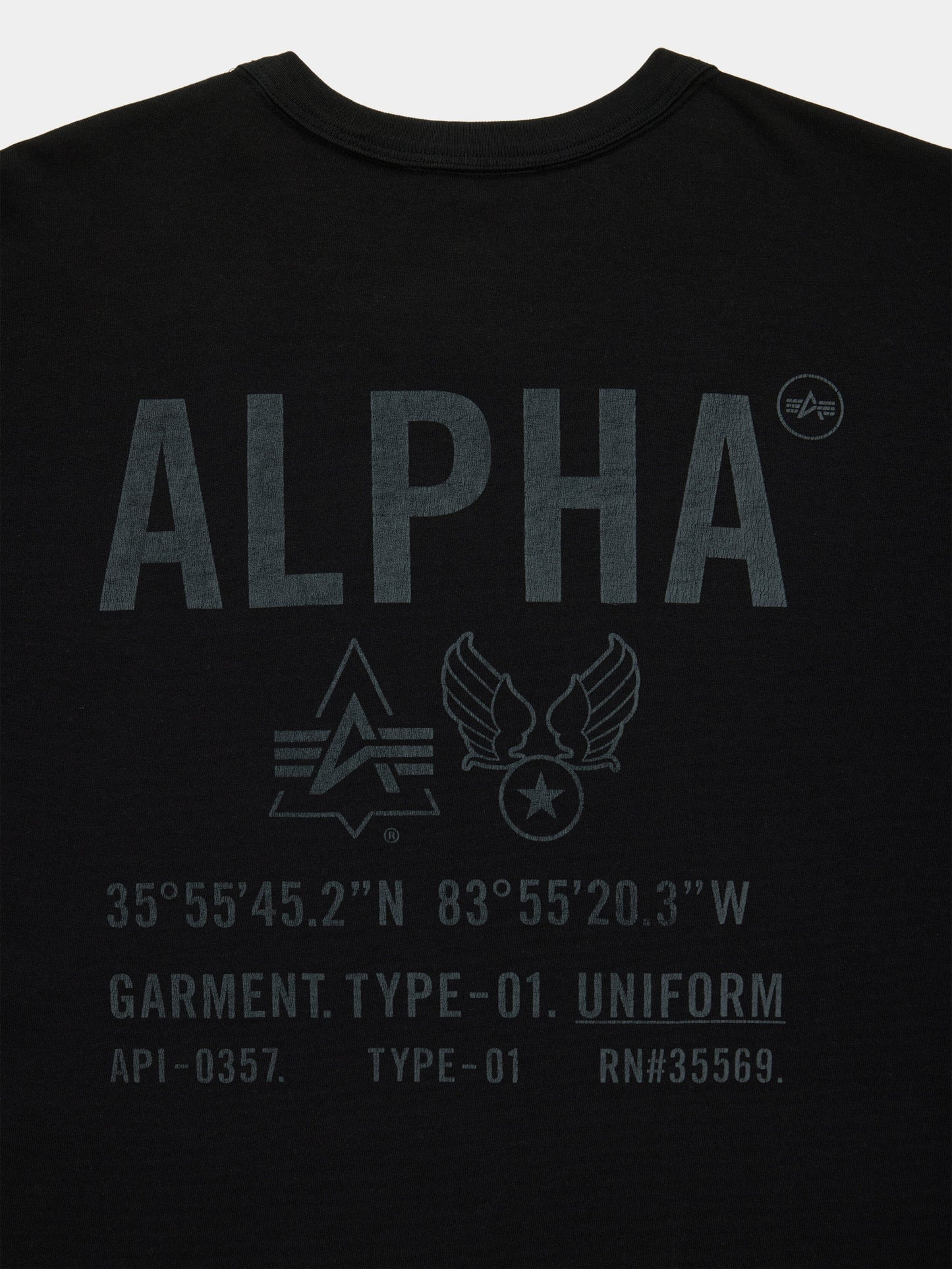 RELAXED UNIFORM TEE TOPS Alpha Industries 