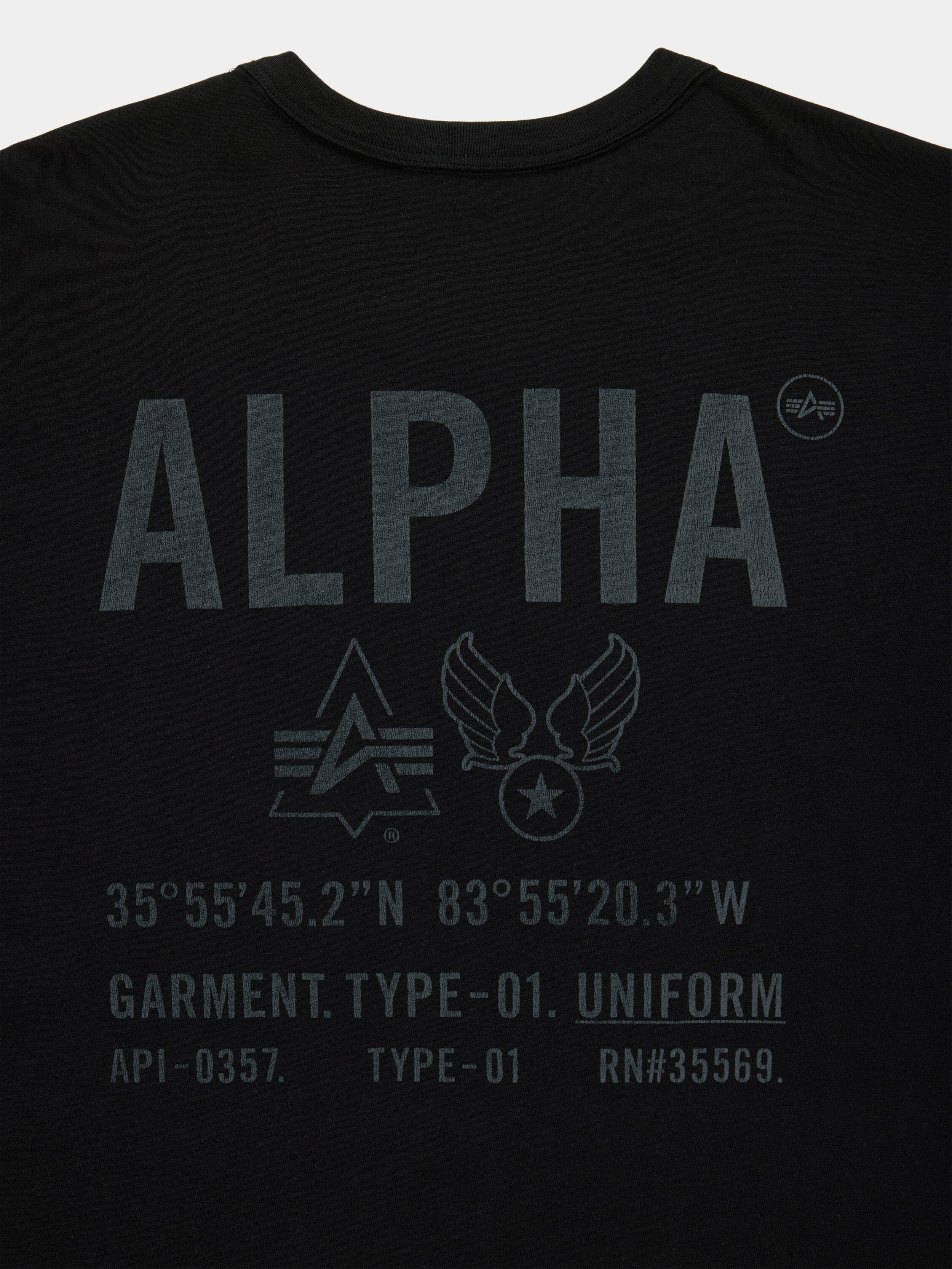 RELAXED UNIFORM TEE TOPS Alpha Industries 