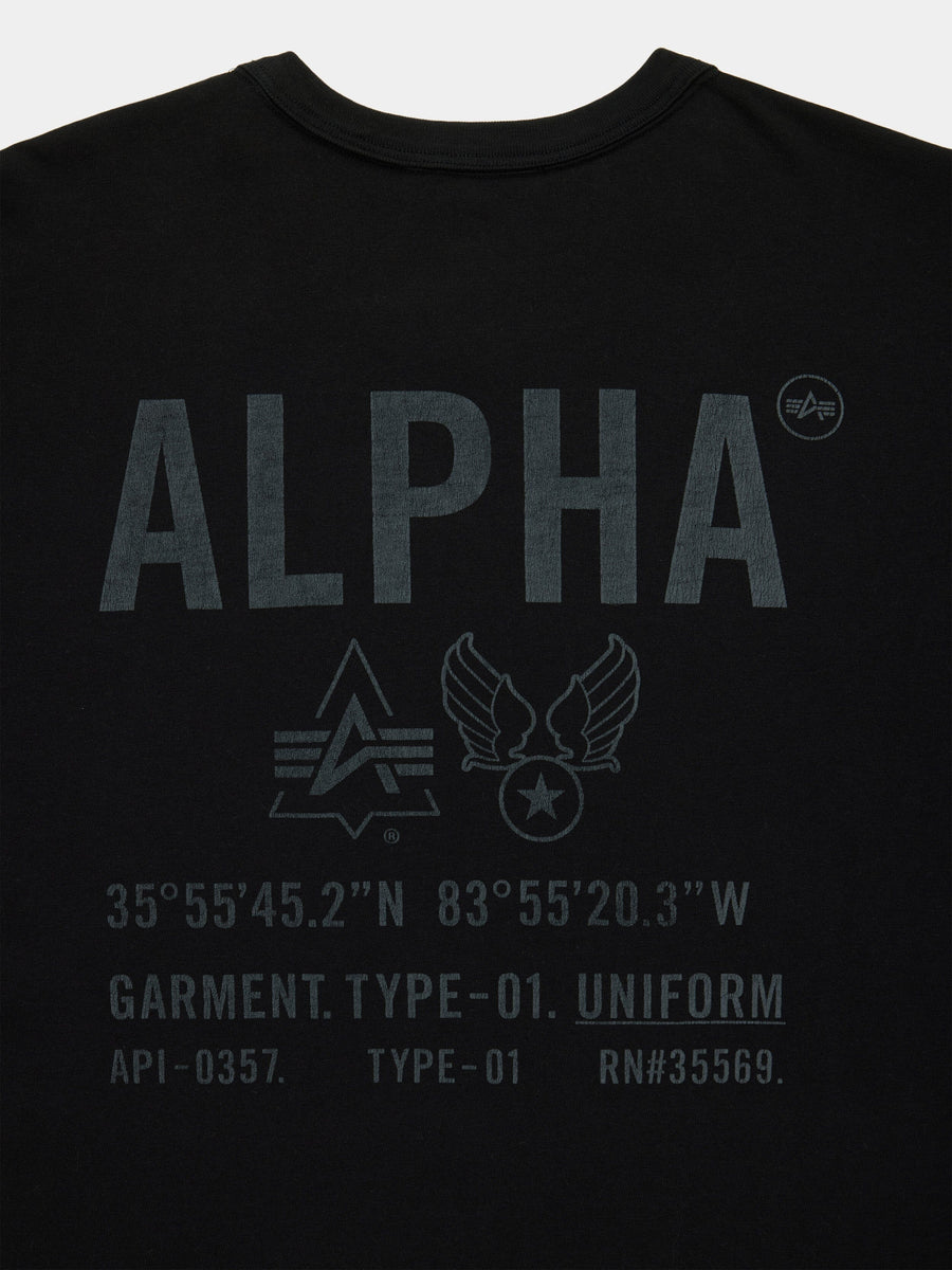 RELAXED UNIFORM TEE TOPS Alpha Industries 