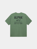 RELAXED UNIFORM TEE TOPS Alpha Industries MOSS XS 