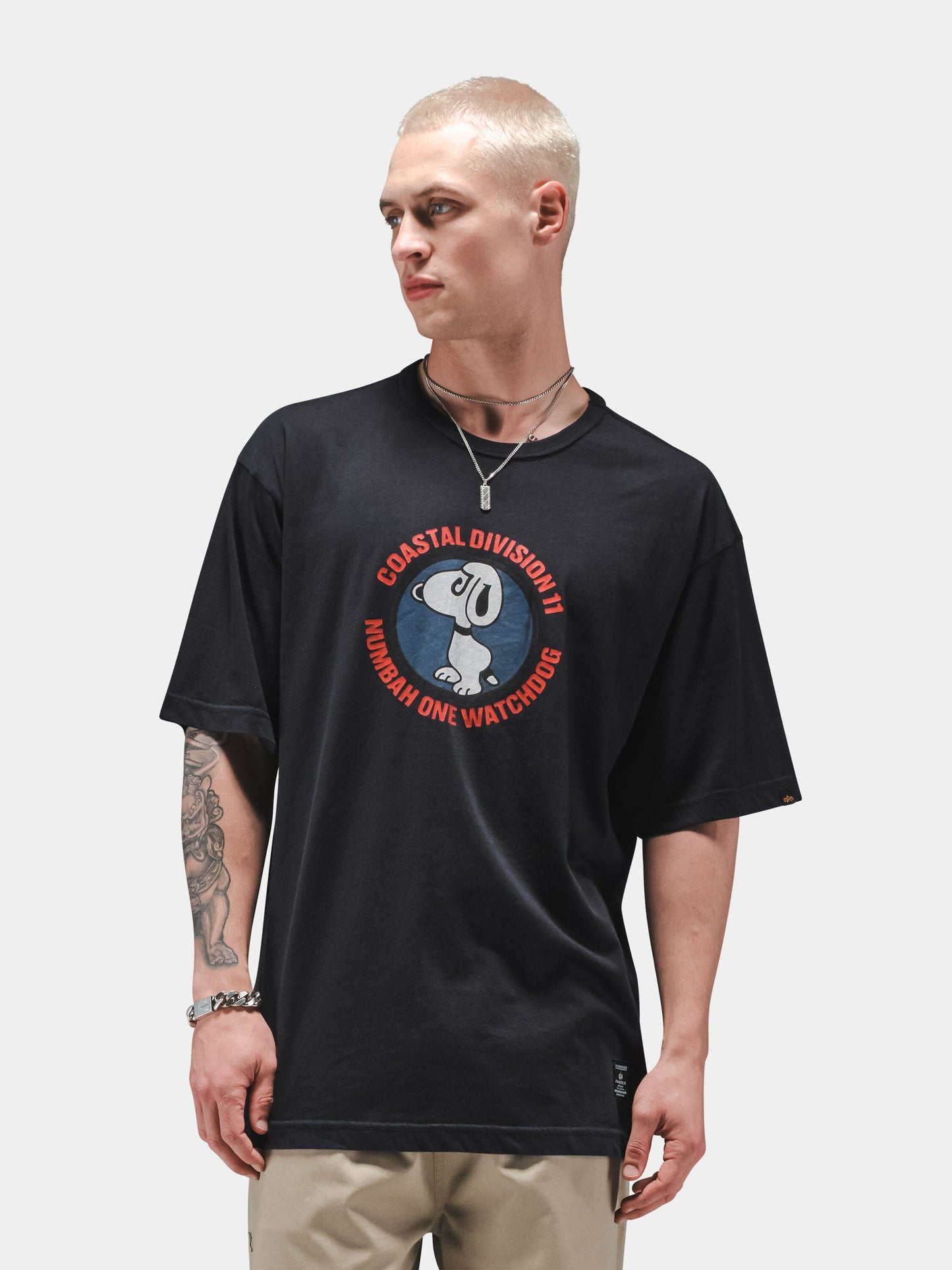 RELAXED WATCH DOG TEE TOPS Alpha Industries 