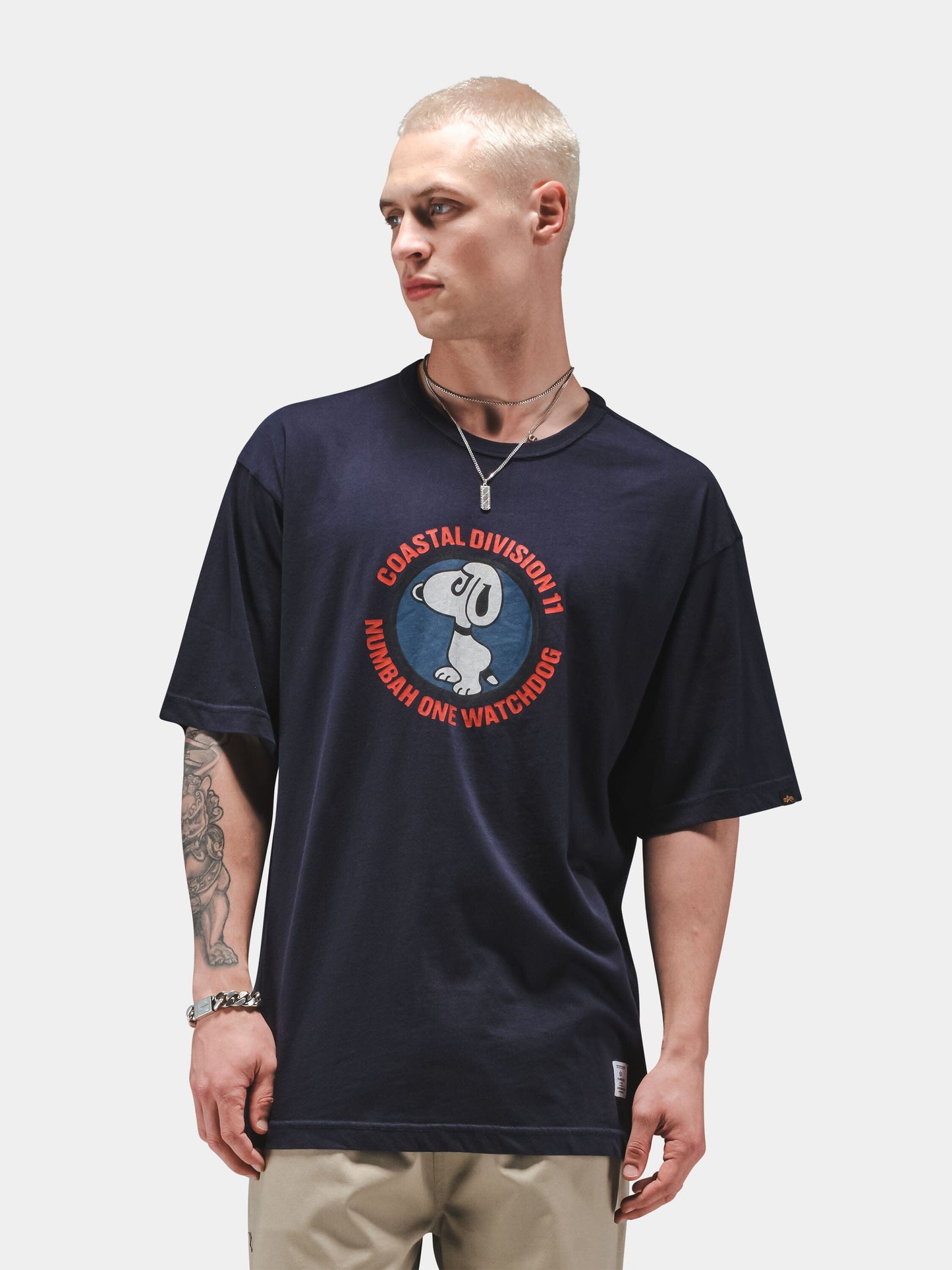 RELAXED WATCH DOG TEE TOPS Alpha Industries 