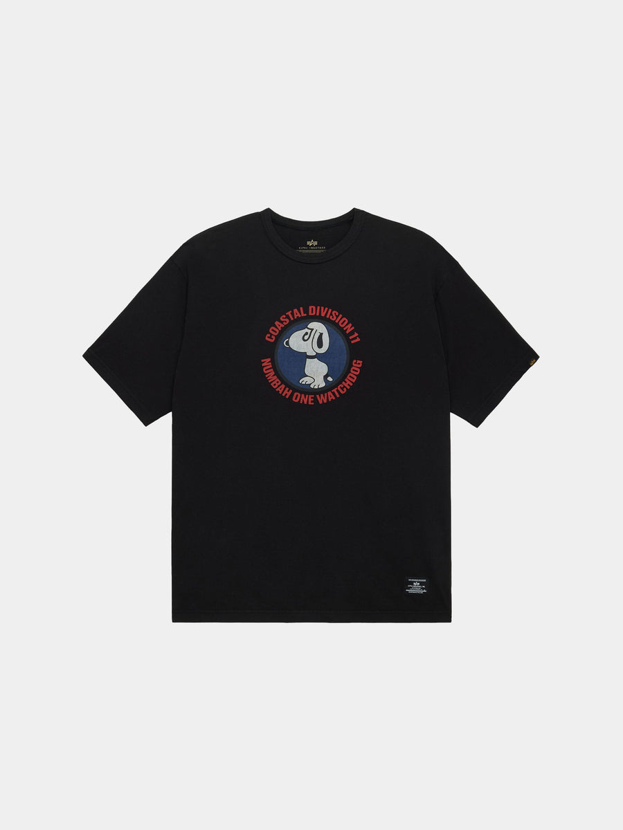 RELAXED WATCH DOG TEE TOPS Alpha Industries BLACK XS 