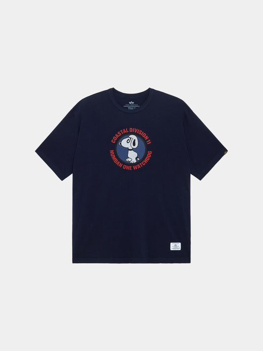 RELAXED WATCH DOG TEE TOPS Alpha Industries REPLICA BLUE XS 