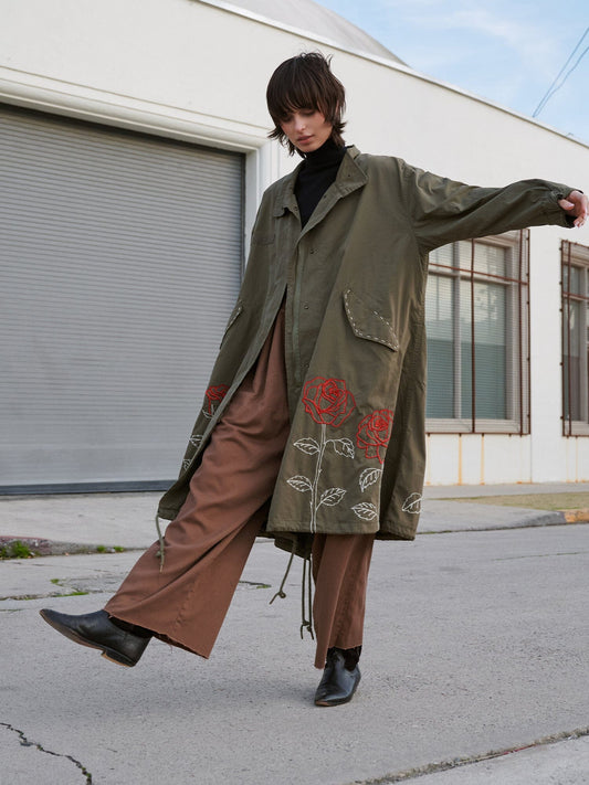 RESUPPLY UPCYCLE FLORAL FISHTAIL OUTERWEAR Alpha Industries SAGE O/S 