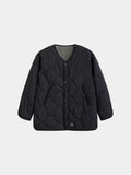 Alpha Industries Reversible Als/92 Mod Liner Womens in black, nylon ripstop construction.