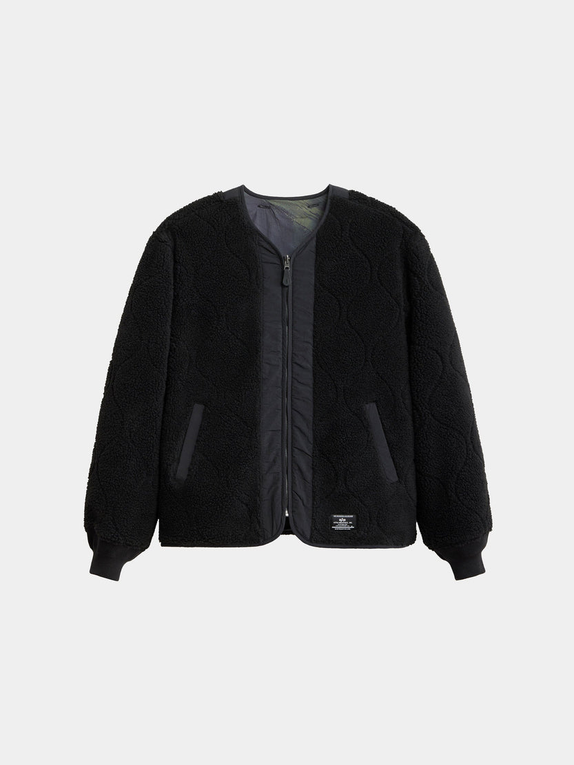 REVERSIBLE M-65 QUILTED LINER OUTERWEAR Alpha Industries BLACK XS 