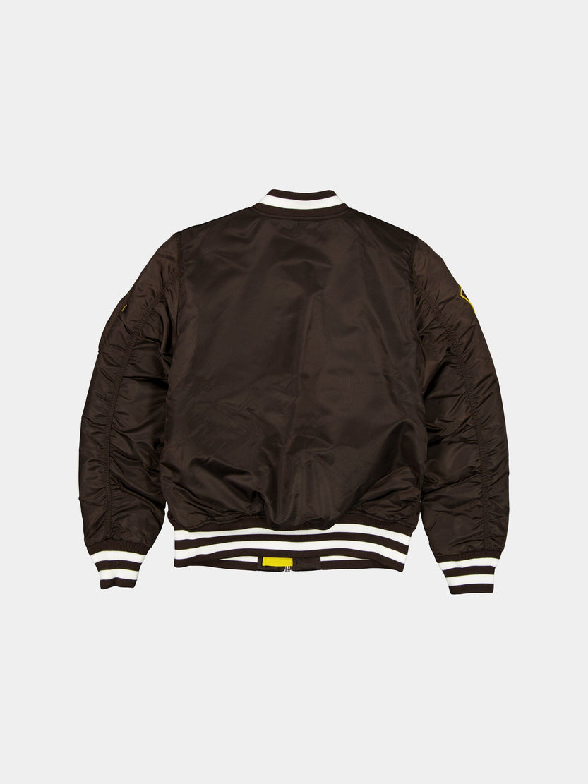 SAN DIEGO PADRES X ALPHA X NEW ERA MA-1 BOMBER JACKET OUTERWEAR Alpha Industries 