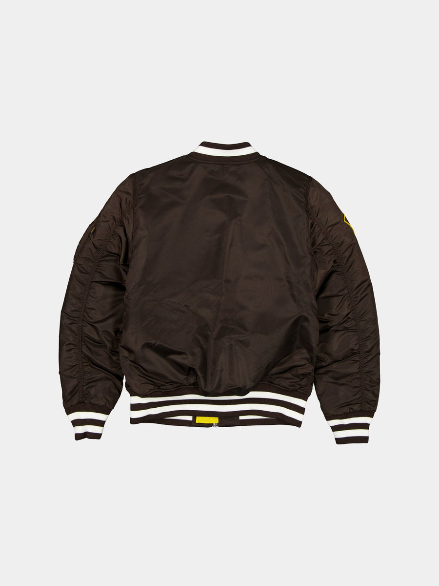 SAN DIEGO PADRES X ALPHA X NEW ERA MA-1 BOMBER JACKET OUTERWEAR Alpha Industries 