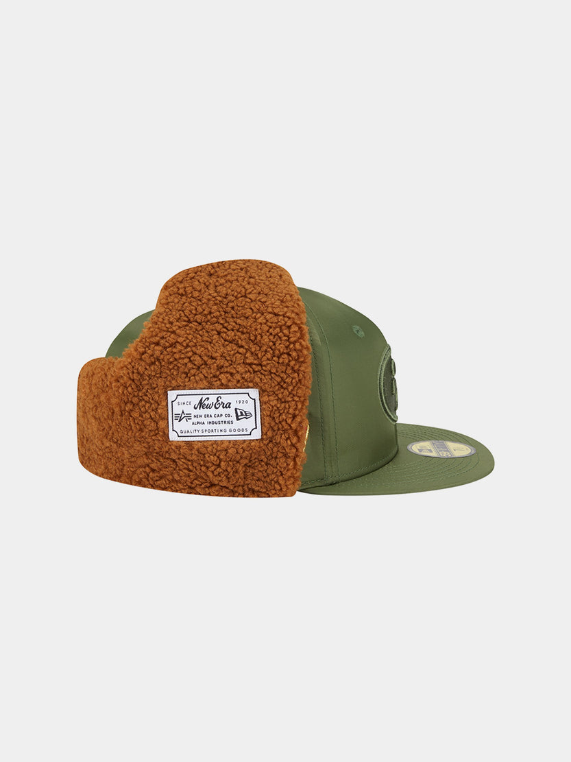 SAN FRANCISCO 49ERS X ALPHA X NEW ERA 5950 DOG EAR CAP (GREEN) ACCESSORY Alpha Industries 