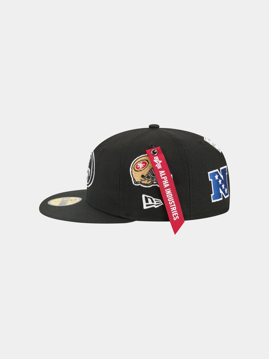 SAN FRANCISCO 49ERS X ALPHA X NEW ERA 59FIFTY FITTED CAP ACCESSORY Alpha Industries 