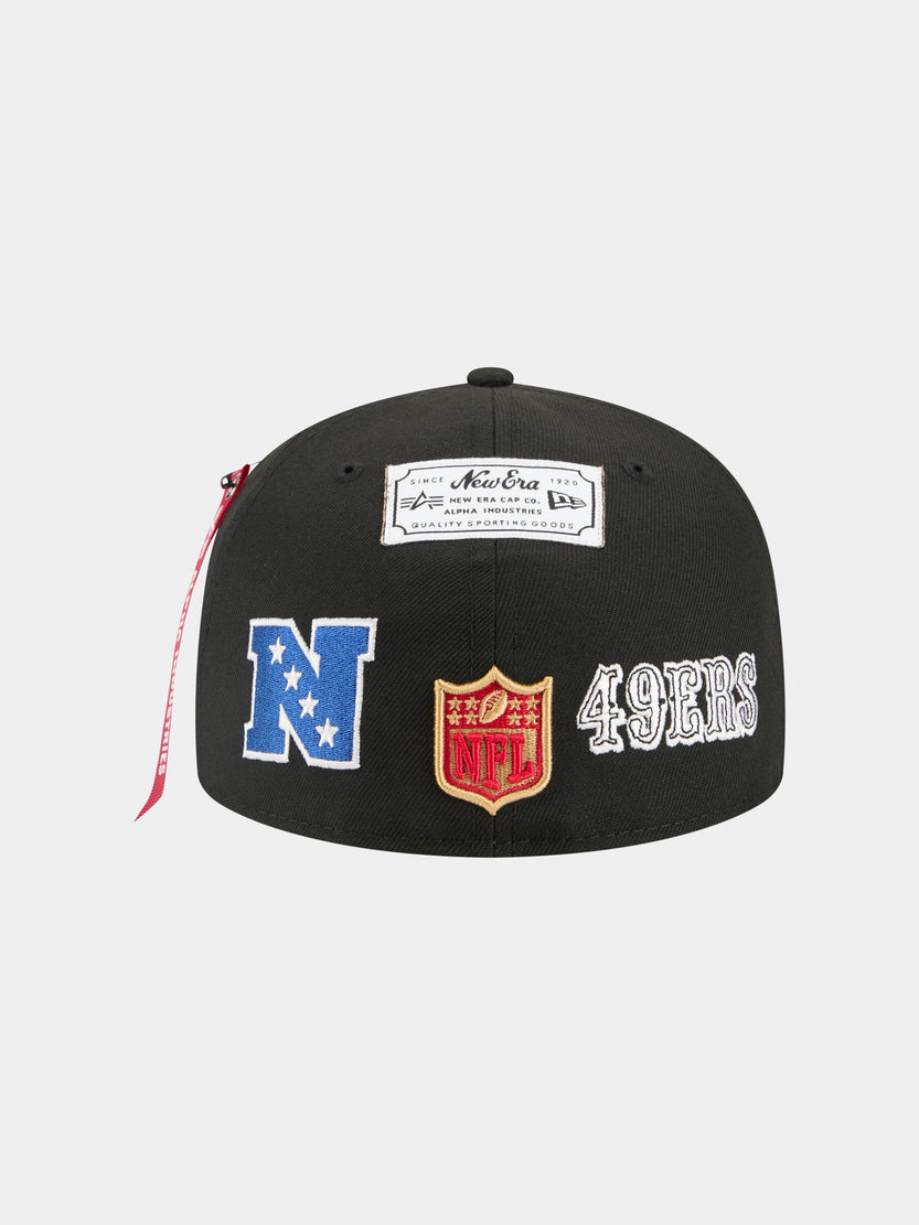 SAN FRANCISCO 49ERS X ALPHA X NEW ERA 59FIFTY FITTED CAP ACCESSORY Alpha Industries 