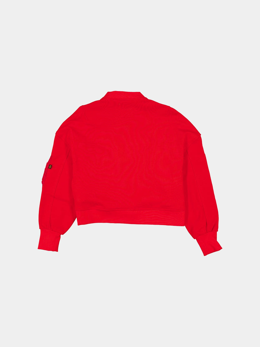 SAN FRANCISCO 49ERS X ALPHA X NEW ERA L-2B FRENCH TERRY JACKET WOMENS OUTERWEAR Alpha Industries 