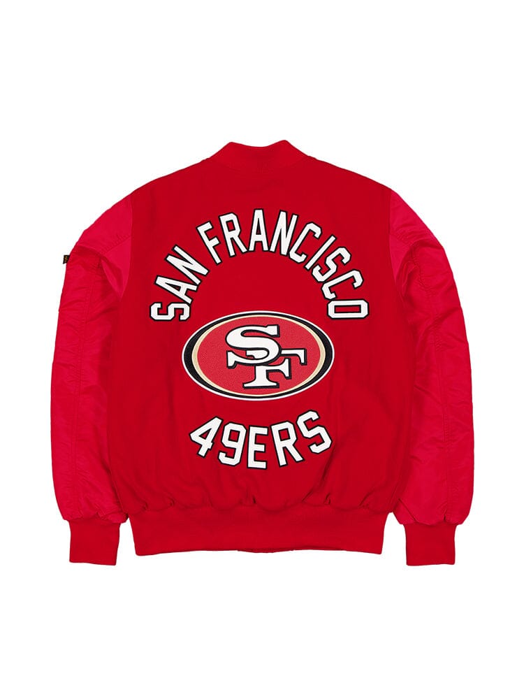 San Fransisco 49Ers X Alpha X New Era MA-1 Bomber Jacket | Alpha