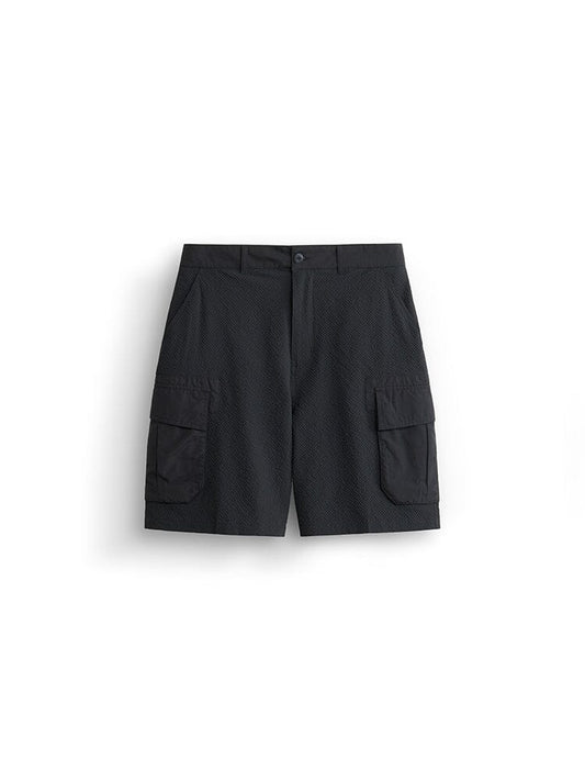 SEERSUCKER SHORT BOTTOM Alpha Industries CHARCOAL XS 