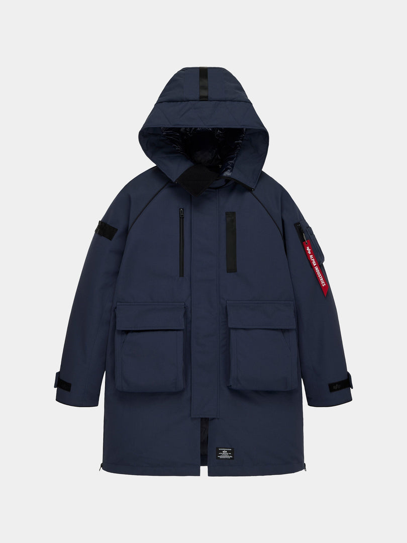 SERGEANT PUFFER PARKA OUTERWEAR Alpha Industries REPLICA BLUE XS 