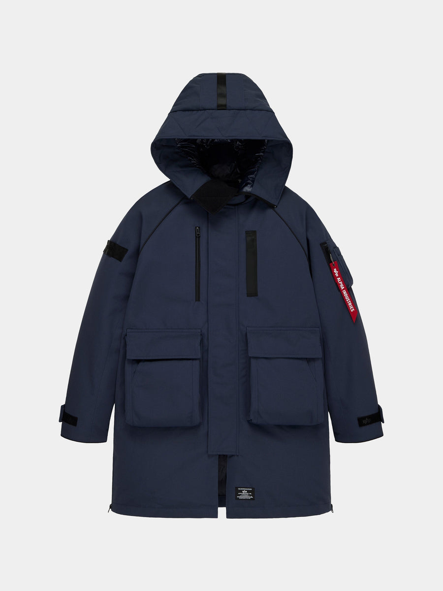 SERGEANT PUFFER PARKA OUTERWEAR Alpha Industries REPLICA BLUE XS 