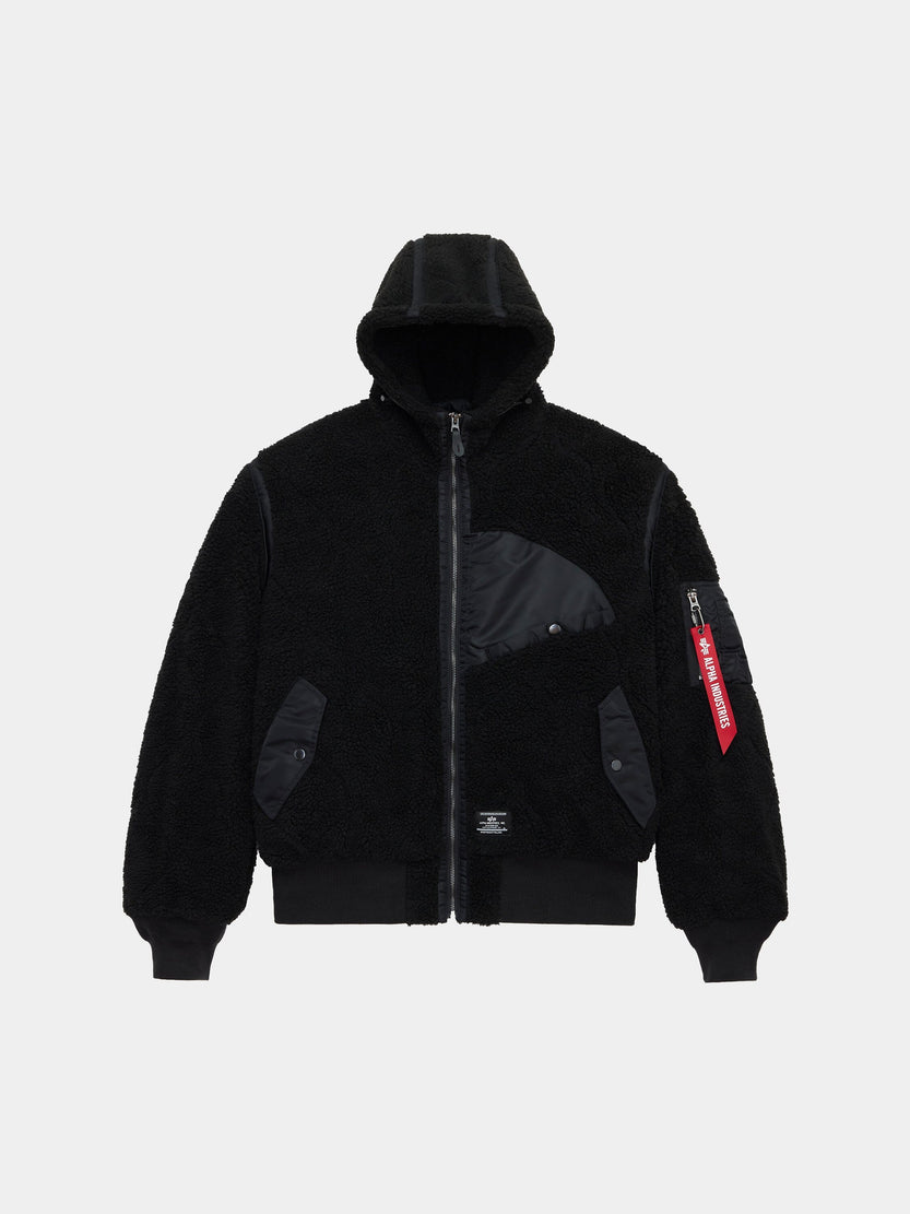 SHERPA ONION QUILTING FLIGHT JACKET OUTERWEAR Alpha Industries BLACK XS 