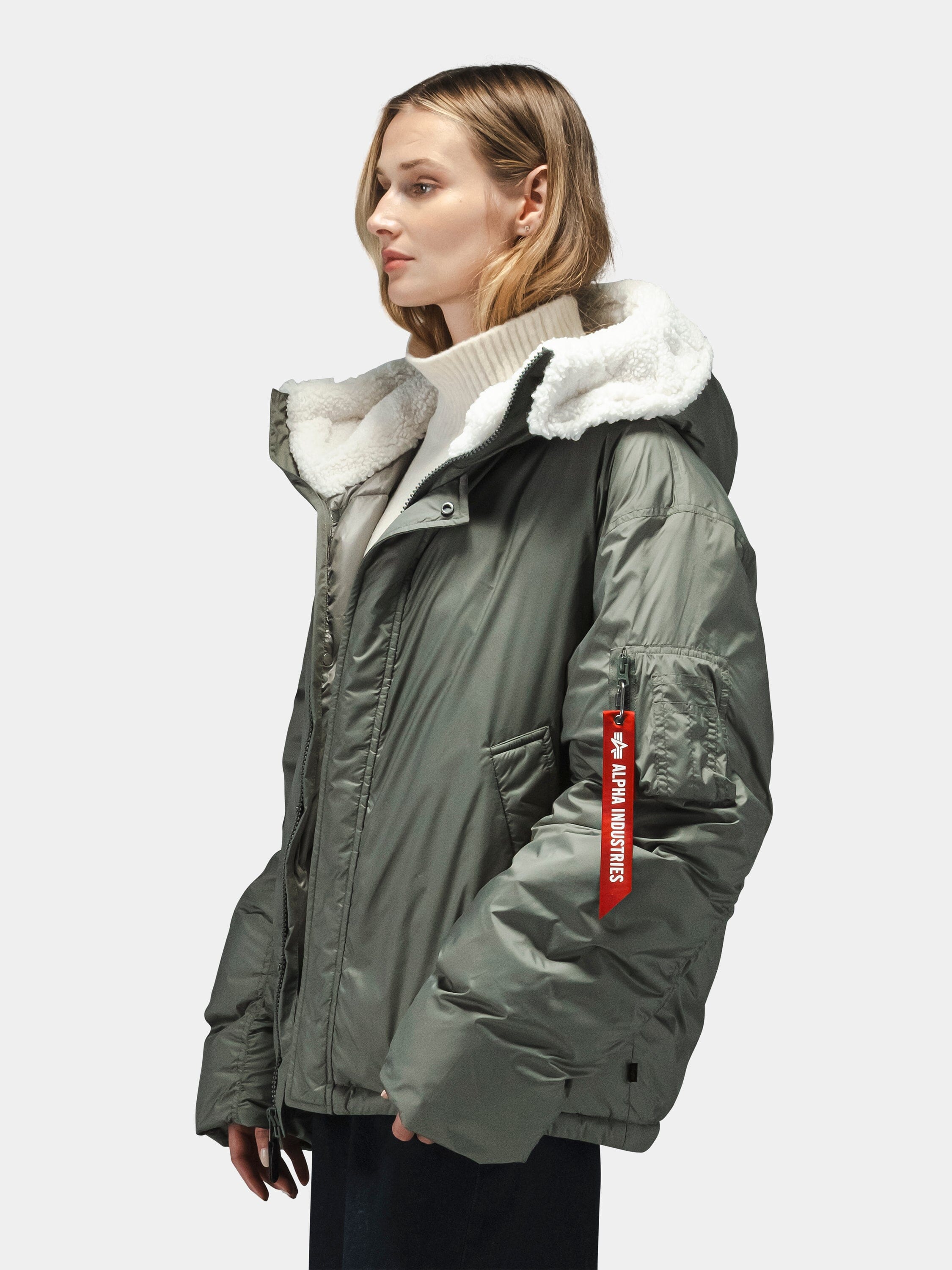 Short Hybrid Parka Women's | Alpha Industries