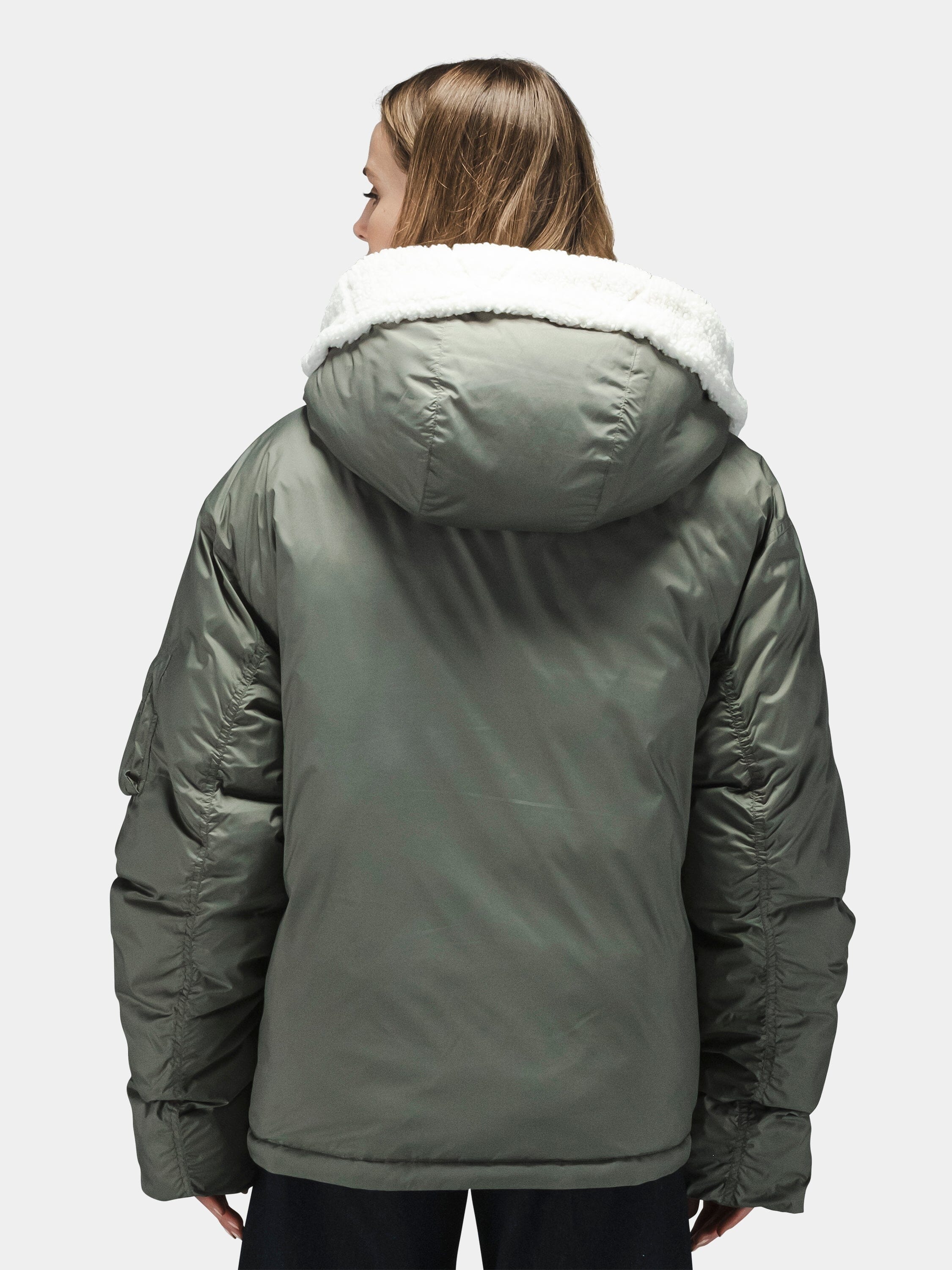 SHORT HYBRID PARKA WOMENS OUTERWEAR Alpha Industries 