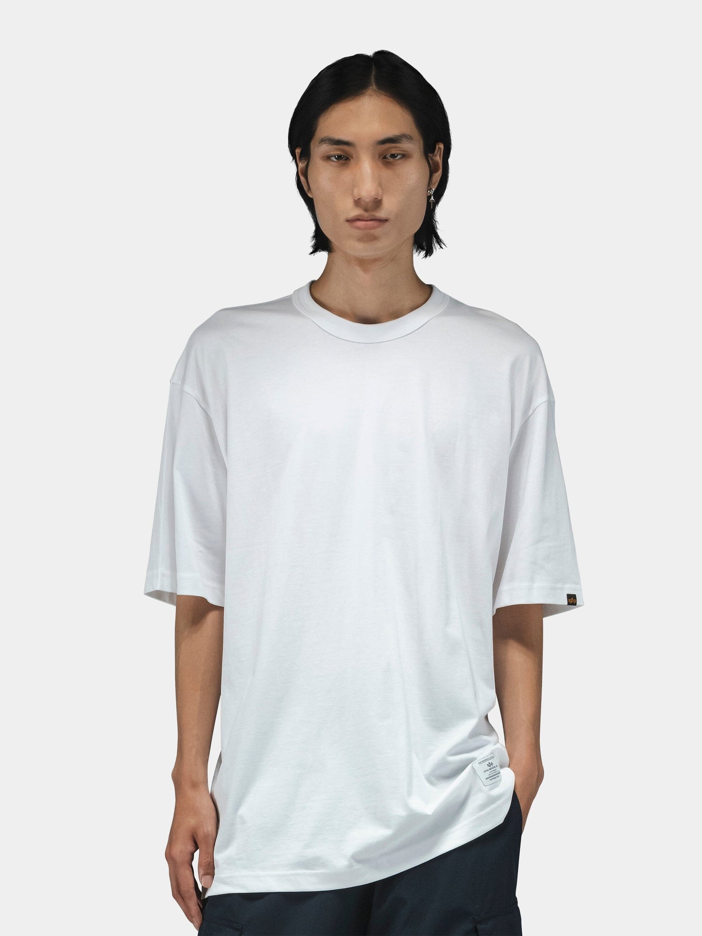 SHORT SLEEVE OVERSIZED TEE TOP Alpha Industries 