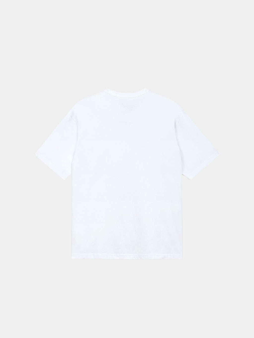 Alpha Industries Short Sleeve Relaxed Tee, shown from the back, features a classic short sleeve design.
