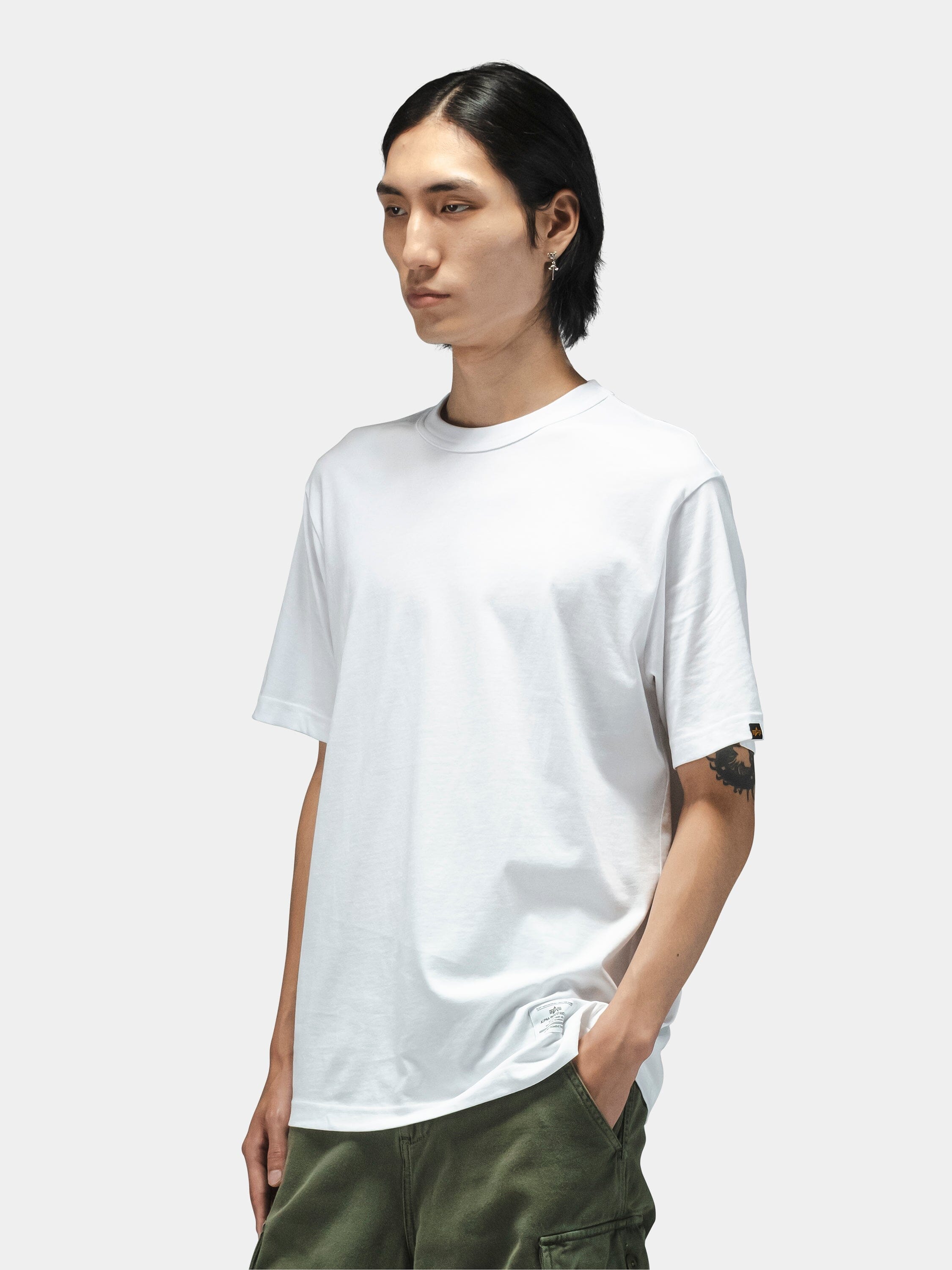 SHORT SLEEVE REGULAR TEE TOP Alpha Industries 